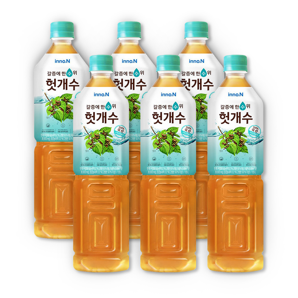 이노엔 갈증에 한수위 헛개수 1.5L x 6페트