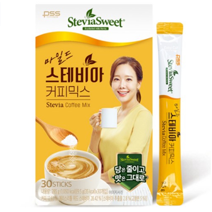 소유진의 스테비아 커피믹스 마일드 30T 