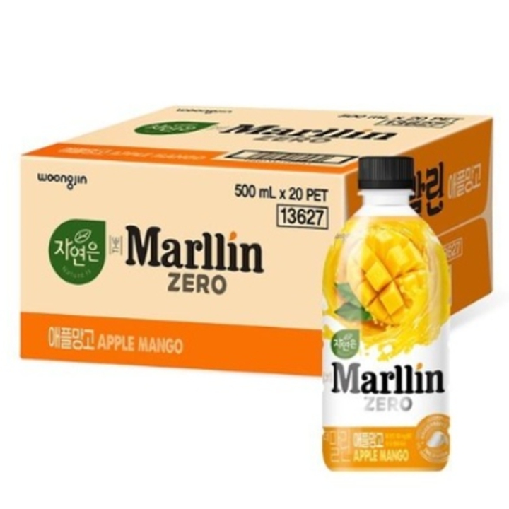 자연은 Marllin ZERO 말린 제로 애플망고 500ml x 20페트