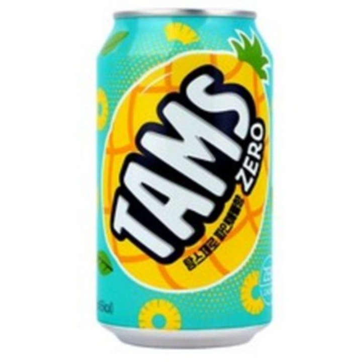 롯데칠성 탐스제로 파인애플 355ml x 6캔