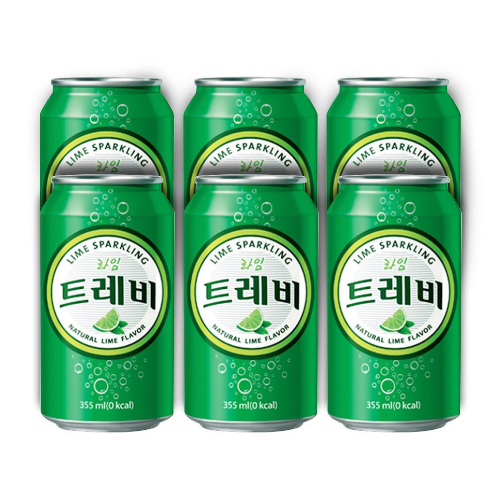 롯데칠성 트레비 라임 355ml x 6캔