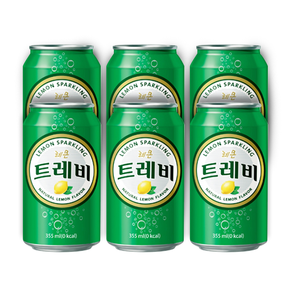 롯데칠성 트레비 레몬 355ml x 6캔