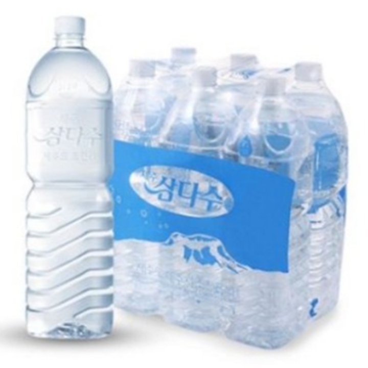 (무라벨) 제주 삼다수 2리터 x 6페트 생수