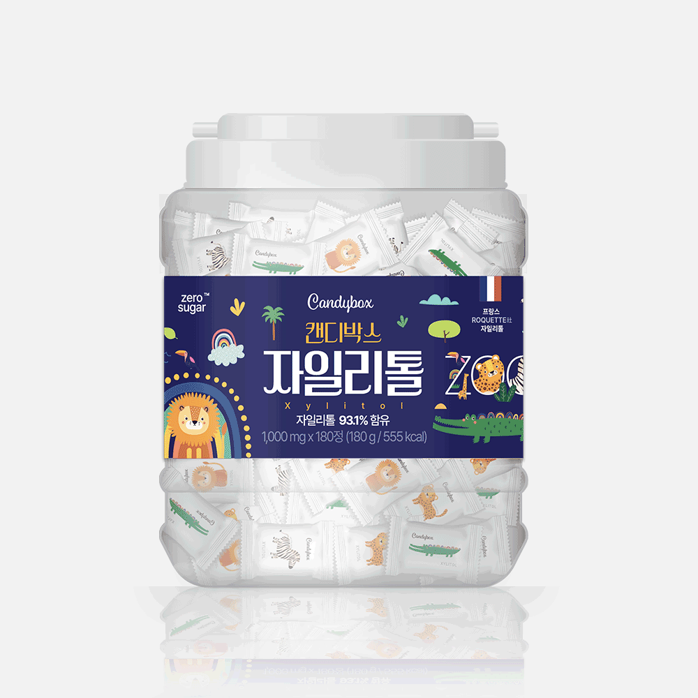 캔디박스 자일리톨 180정(무설탕캔디)