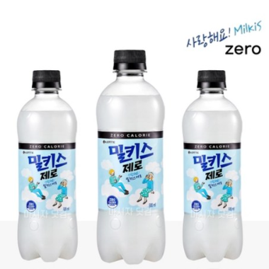 [박스]롯데칠성 밀키스 제로 ZERO 500ml x 24PET