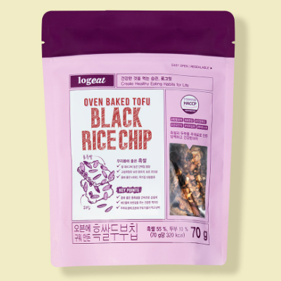 로그잇 흑쌀두부칩 70g x 2개