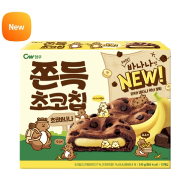 [CW청우] 쫀득 초코칩초코바나나 240g 