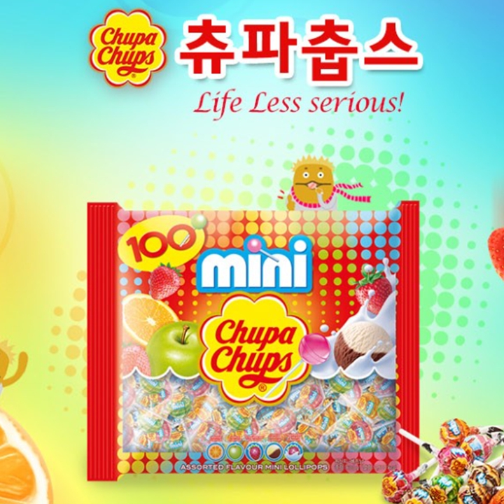 츄파춥스 mini 미니튜브 100개입