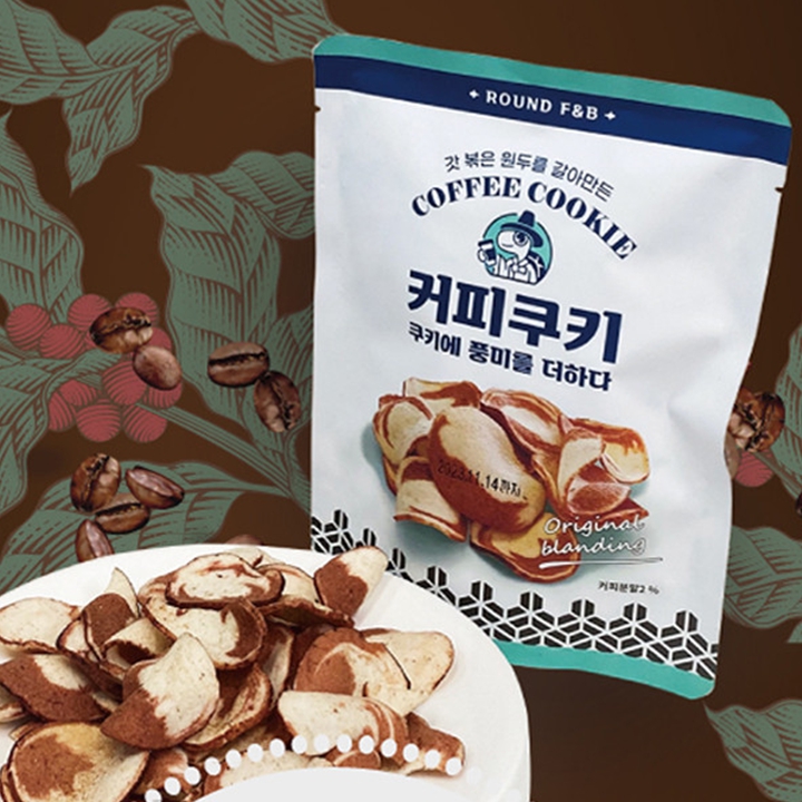 (임박할인) 라운드 F&B 커피쿠키 30g x 5봉지