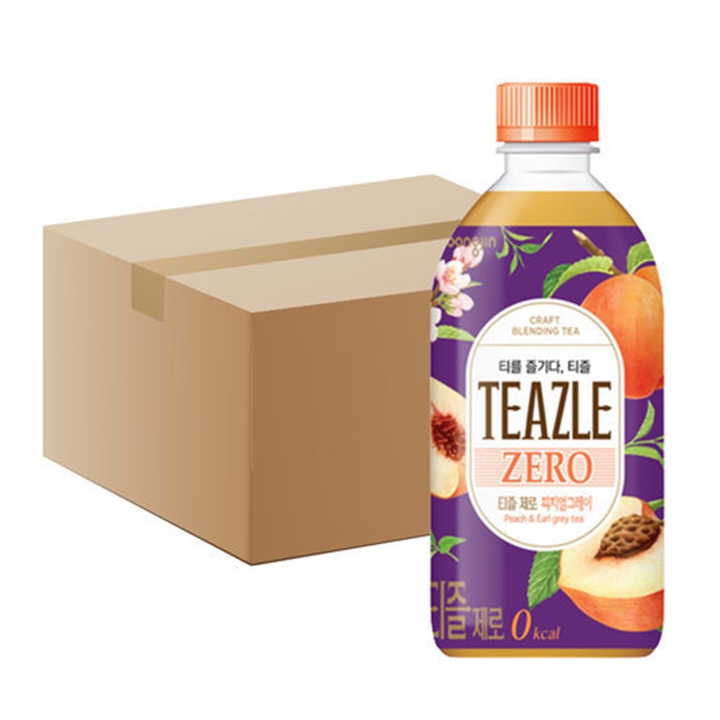 [박스] 티즐 제로 피치얼그레이 500ml x 20페트