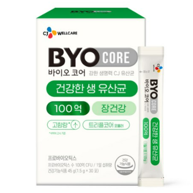 CJ BYO CORE 바이오코어 100억 유산균 30포