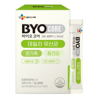 CJ BYO CORE 바이오코어 데일리 유산균 30포