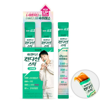 확깬다! 컨디션 스틱 젤타입 - 그린애플맛 10개입