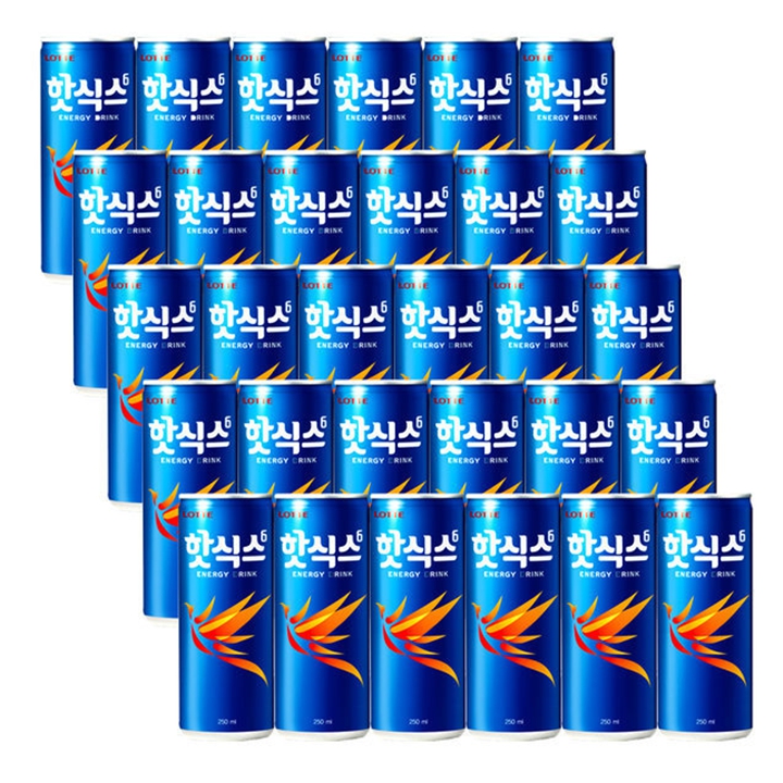 롯데칠성 핫식스 오리지널 250ml x 30캔 