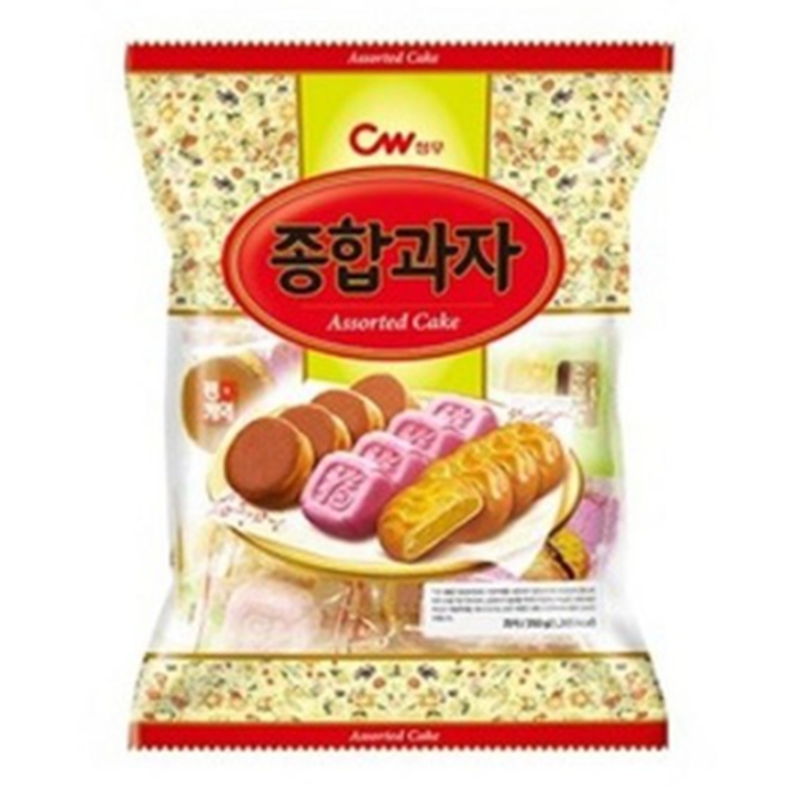 [CW청우] 종합과자(세가지맛) 350g (대용량)