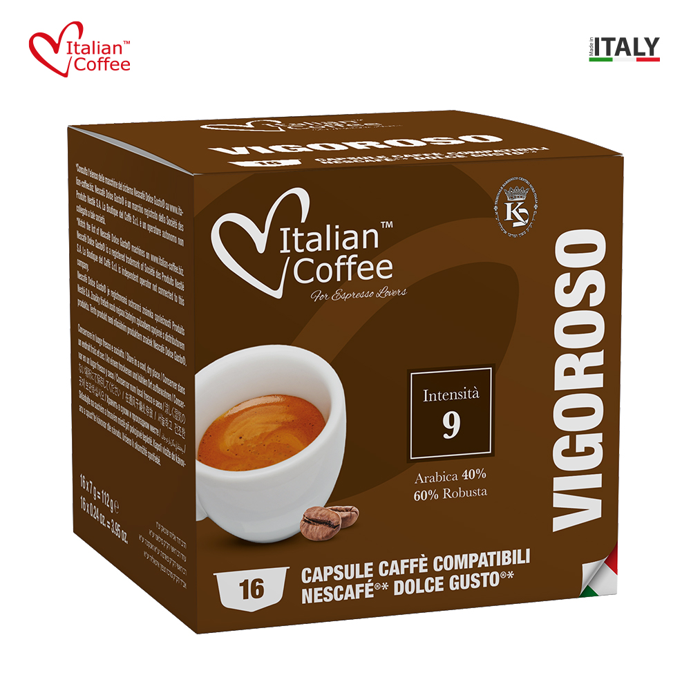 VIGOROSO 돌체구스토전용 이탈리안 비로고소 커피 16캡슐 