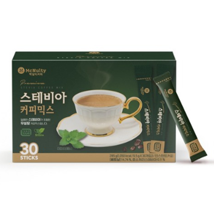 맥널티 스테비아 커피믹스 30입