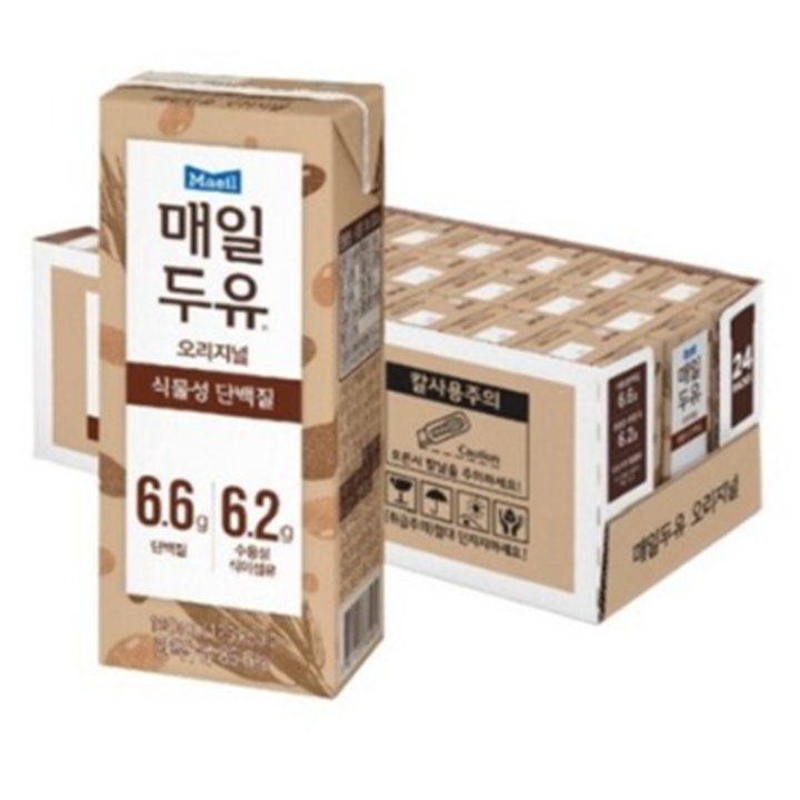 [특가행사]매일 두유 오리지널 190ml*24팩 / 식물성 단백질