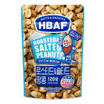HBAF 바프 로스티드 앤 솔티드땅콩 120g