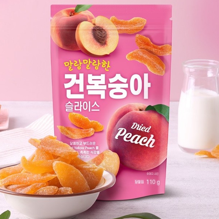 말랑말랑한 건복숭아 슬라이스 110g