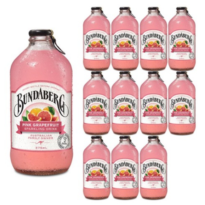 분다버그 핑크 그레이프푸르트 탄산음료(분홍) 375ml x 12병