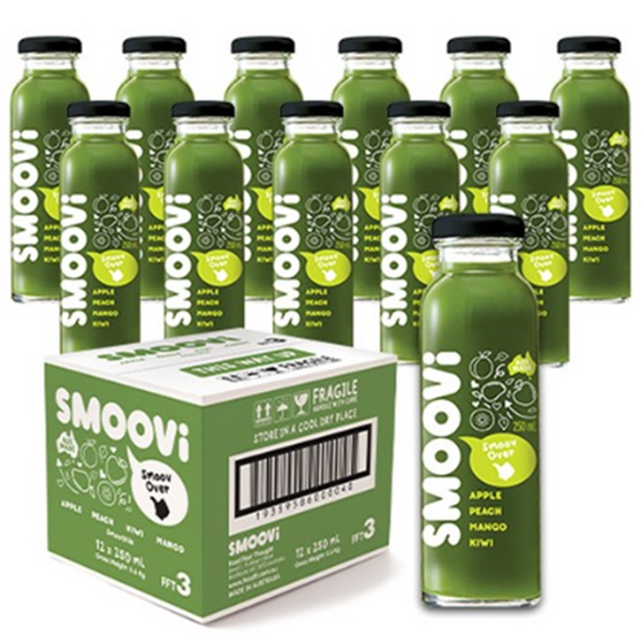 (단종)스무비 GREEN 그린 프리미엄 과일주스(No.3) 250ml x 12병