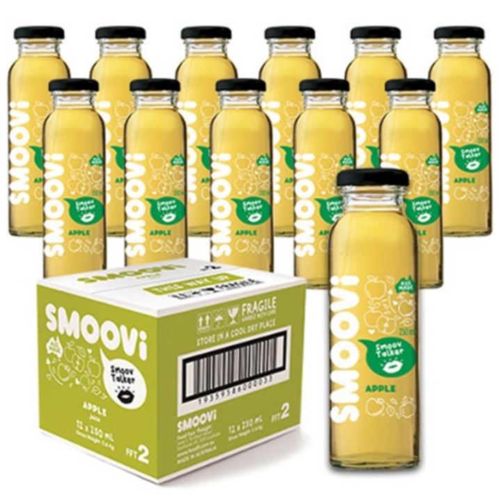 스무비 APPLE 애플 프리미엄 과일주스(No.2) 250ml x 12병