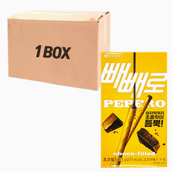 [박스] 롯데 빼빼로 누드 초코필드 53g x 40개
