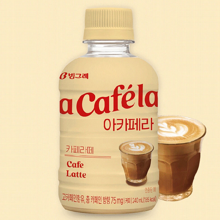 빙그레 아카페라 카페라떼 240ml x 20병