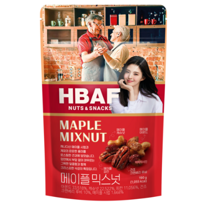 [길림양행] HBAF 바프 메이플 믹스넛 190g