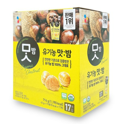 ◈ CJ 유기농 맛밤 17개입 