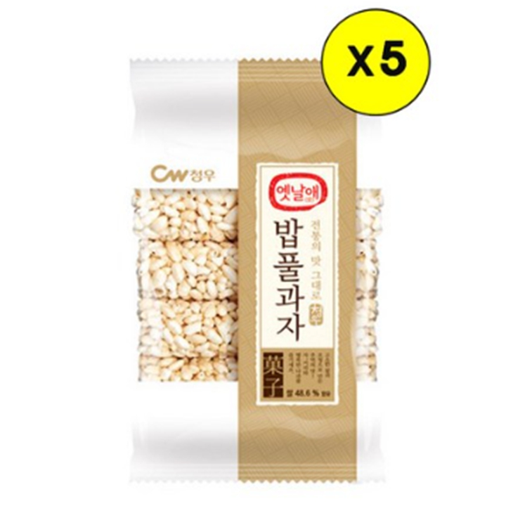 청우 옛날에 밥풀과자 90g x 5봉