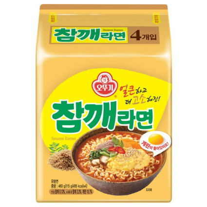 오뚜기 참깨라면 봉지 115g x 4입