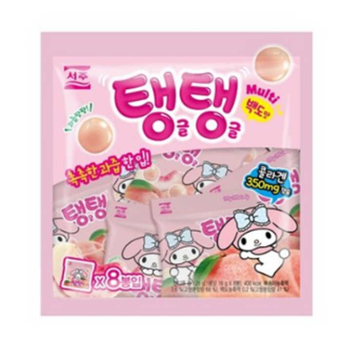 서주 탱글탱글 멀티 백도맛 128g