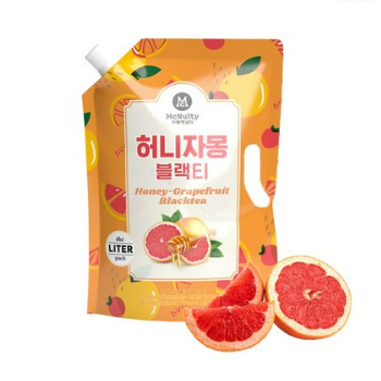 맥널티 허니자몽 블랙티 대용량 1리터팩