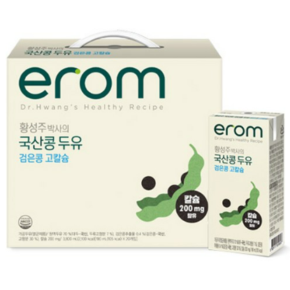 erom 황성주 국산콩두유 검은콩 고칼슘 20개
