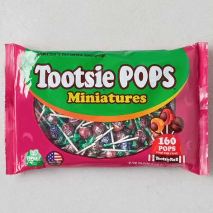 ♠투시팝 미니어쳐 캔디 160입 800g