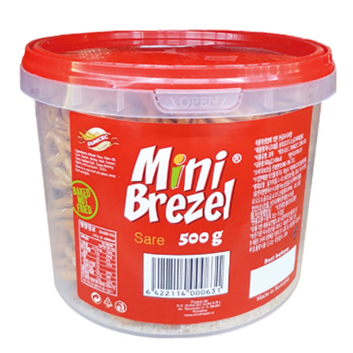 미니 프레즐 500g (레드바스켓)