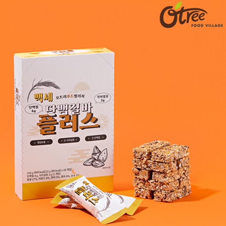 [오트리] 백세 단백질바 플러스 10개입