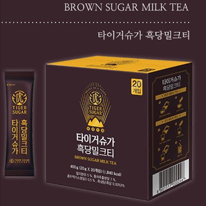 타이거슈가 흑당밀크티 20개입