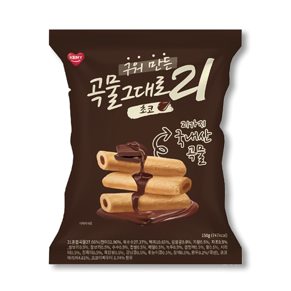 구워만든 곡물 그대로 21 초코 150g
