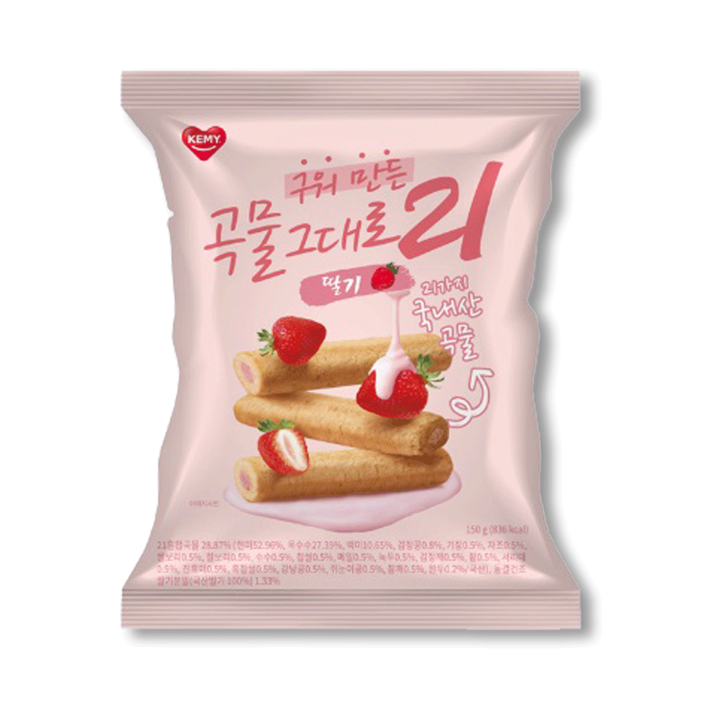 구워만든 곡물 그대로 21 딸기 150g