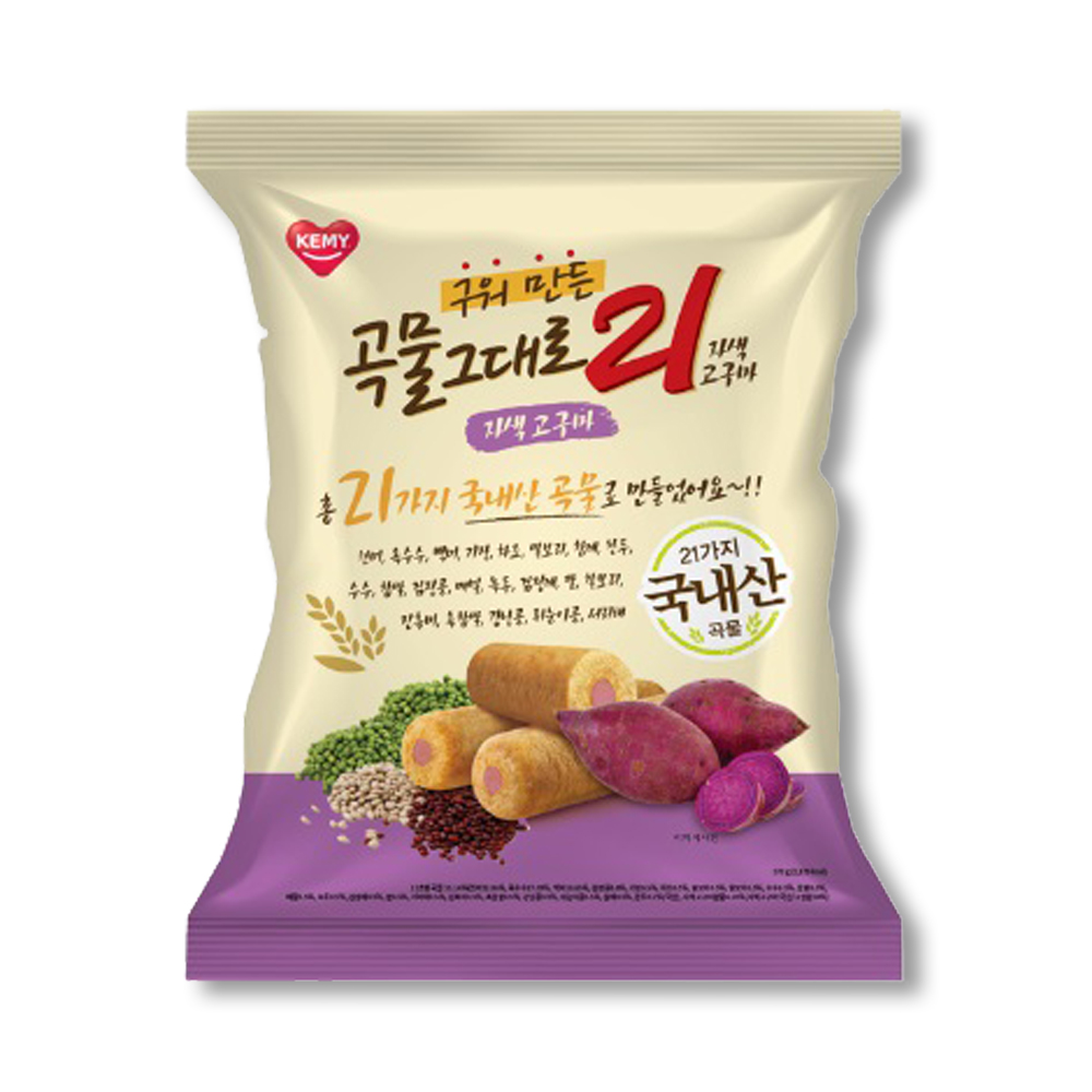 구워만든 곡물 그대로 21 자색고구마 150g