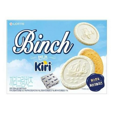 5600 롯데 빈츠 kiri 크림치즈 204g