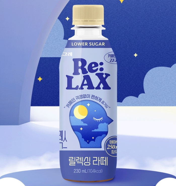 빙그레 Re:LAX 릴렉싱 라떼 230ml x 6개입 