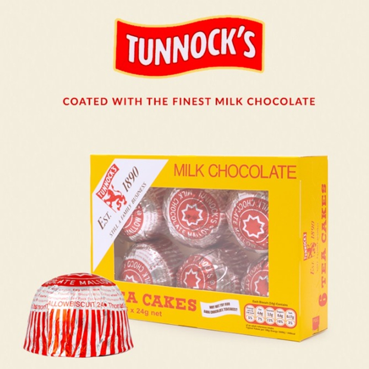 TUNNOCKS 터녹스 밀크초콜릿 티케이크 24g x 6개(영국산)