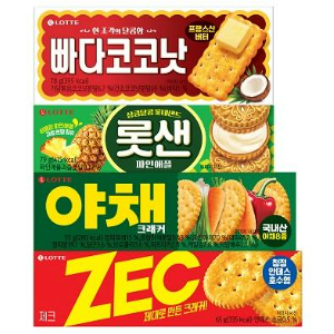 롯데 비스킷 4번들 277g