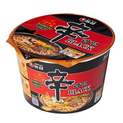 농심 신라면 블랙 컵라면 大 101g (낱개) 