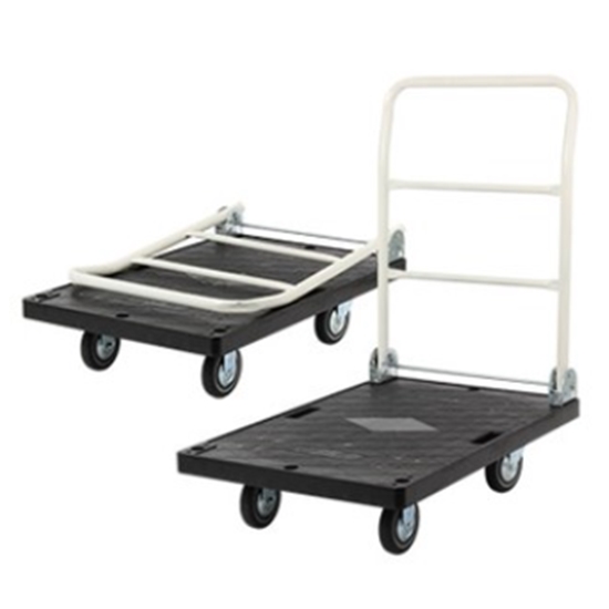 최고급 무소음 인라인바퀴 블랙컬러 사각 대차,수레 大 사이즈