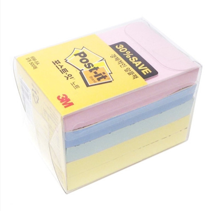 3M 포스트잇 노트 알뜰팩 4컬러 500매 (5.1cm x 7.6cm) 